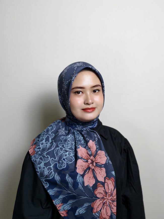 Square Scarf Pattern -  Twilight Flora - Image 2